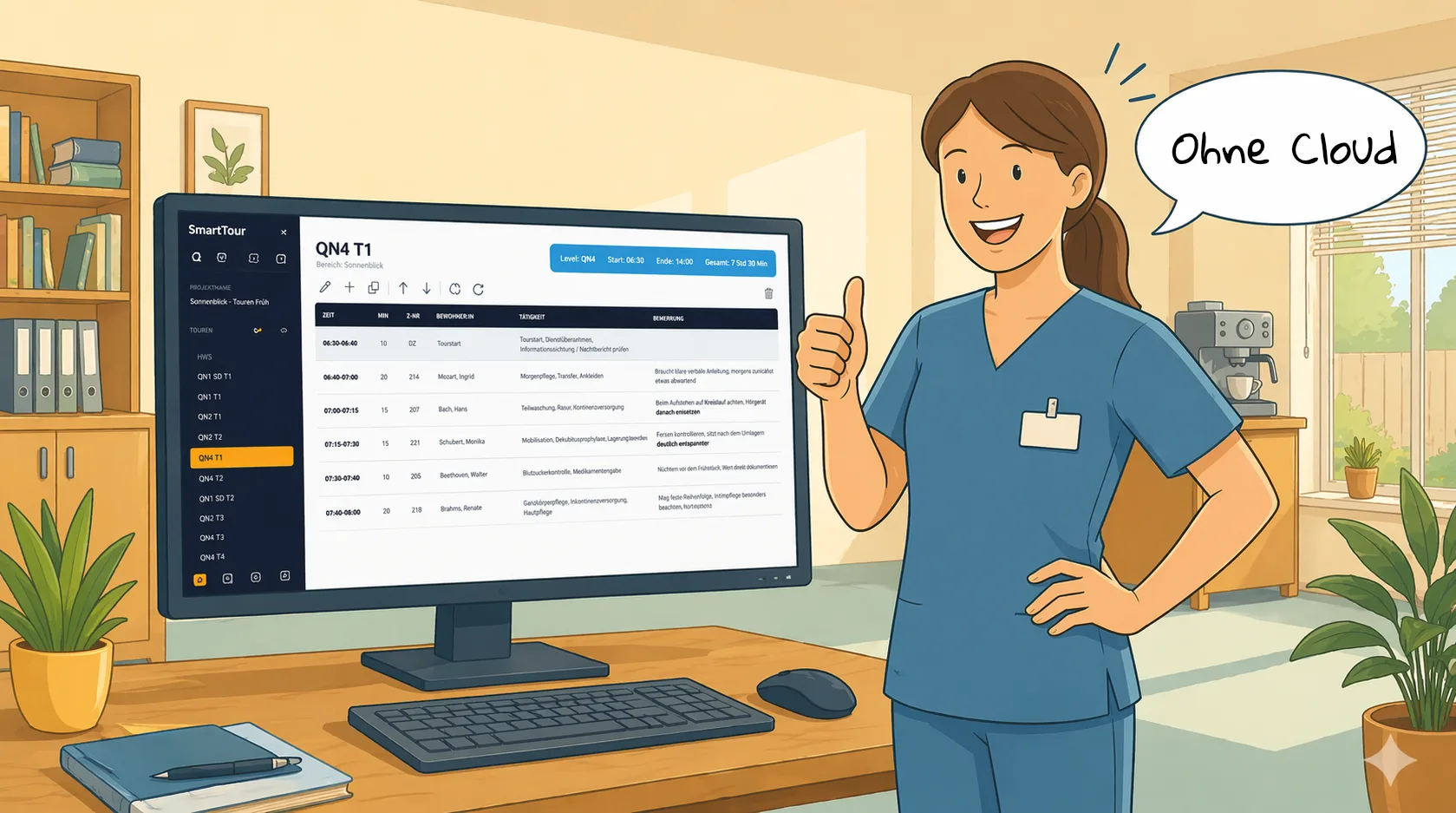 Leichte Lösung ohne Cloud-Zwang